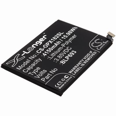 OPPO Realme 3 Mobile SmartPhone Battery 3.85V 4150mAh Li-Poly OPX182SL