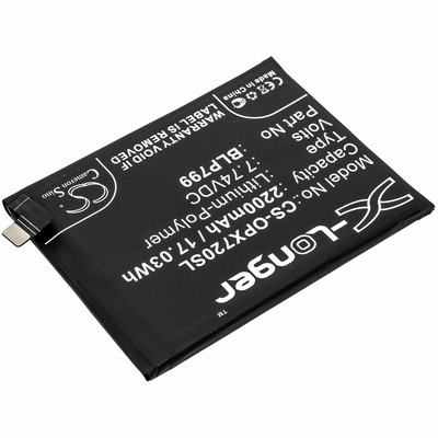OPPO R2121 Mobile SmartPhone Battery 7.74V 2200mAh Li-Poly OPX720SL