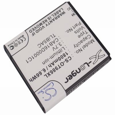 Alcatel AK47 Mobile Phone Battery 3.7V 1800mAh Li-Ion OT986XL