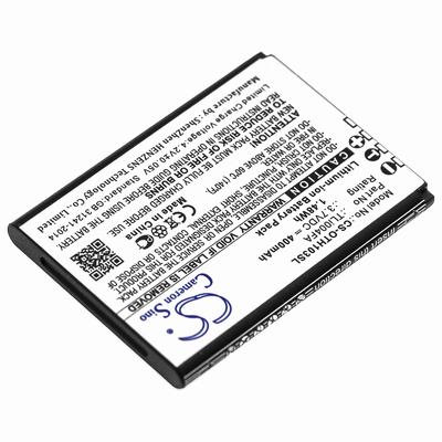 Alcatel OneTouch 1013X Mobile SmartPhone Battery 3.7V 400mAh Li-ion OTH103SL
