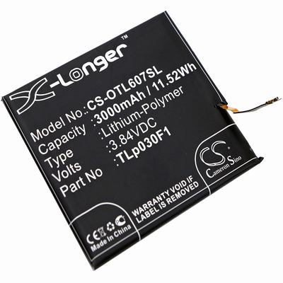 Alcatel Idol 4 Pro Mobile SmartPhone Battery 3.84V 3000mAh Li-Poly OTL607SL