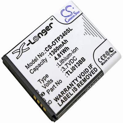 Alcatel One Touch Pixi 3 4.0 Mobile SmartPhone Battery 3.7V 1300mAh Li-ion OTP340SL