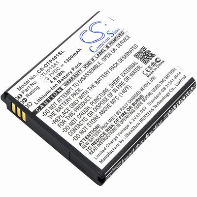 Alcatel One Touch Pixi 4 3.5 Mobile SmartPhone Battery 3.7V 1300mAh Li-ion OTP401SL
