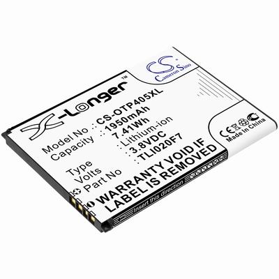 Alcatel One Touch 4 5.0 Mobile SmartPhone Battery 3.8V 1950mAh Li-ion OTP405XL