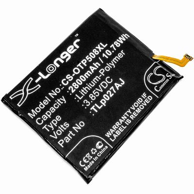 Alcatel 5085D Mobile SmartPhone Battery 3.85V 2800mAh Li-Poly OTP508XL