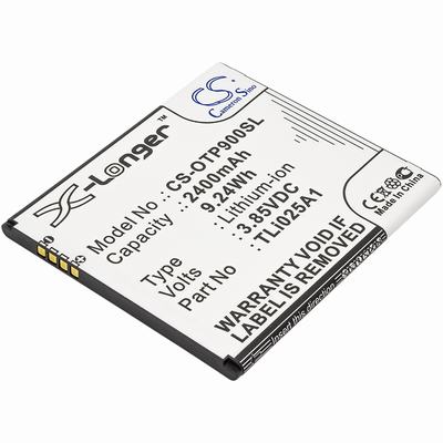 Alcatel One Touch Pixi 4 6" Mobile SmartPhone Battery 3.85V 2400mAh Li-ion OTP900SL