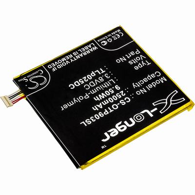 Alcatel One Touch Pixi 4 6.0 Mobile SmartPhone Battery 3.8V 2500mAh Li-Poly OTP903SL