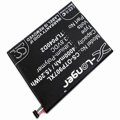 Alcatel 9007T Mobile SmartPhone Battery 3.8V 4000mAh Li-Poly OTP907XL