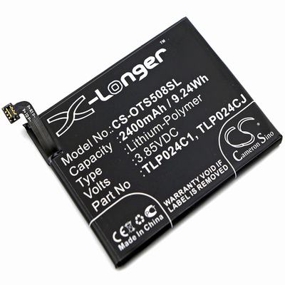 Alcatel 1X Evolve Mobile SmartPhone Battery 3.85V 2400mAh Li-Poly OTS508SL