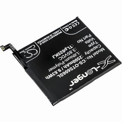 Alcatel One Touch Idol 5S Mobile SmartPhone Battery 3.85V 2500mAh Li-Poly OTS606SL