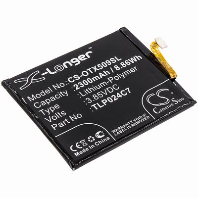 Alcatel 1X Mobile SmartPhone Battery 3.85V 2300mAh Li-Poly OTX509SL