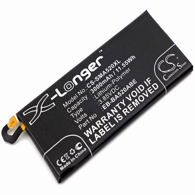 Samsung Galaxy A5 2017 Mobile SmartPhone Battery 3.85V 3000mAh Li-Poly SMA520XL