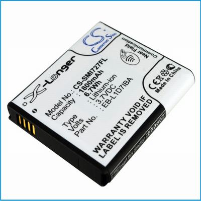 Samsung SGH-T989 Mobile Phone Battery 3.7V 1800mAh Li-ion SMI727FL