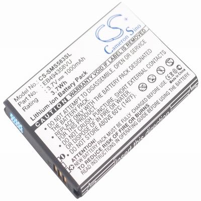 Samsung Ace Mobile Phone Battery 3.7V 1000mAh Li-ion SMS583SL