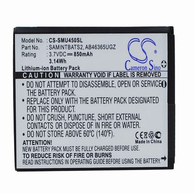 Samsung SCH-U960 Mobile Phone Battery 3.7V 850mAh Li-ion SMU450SL