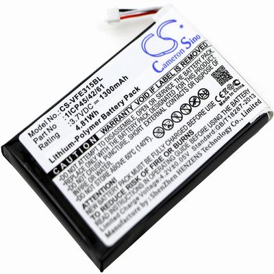 Verifone e315 Payment Terminal Battery 3.7V 1300mAh Li-Poly VFE315BL