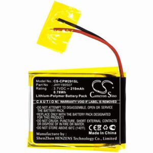 Compustar 2W901R-SS Remote Start and Entry Systems Battery 3.7V 210mAh Li-Poly CPW291SL