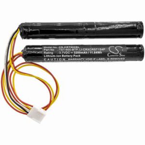 Crestron TST-600 Remote Control Battery 3.7V 3200mAh Li-ion CRT602SL