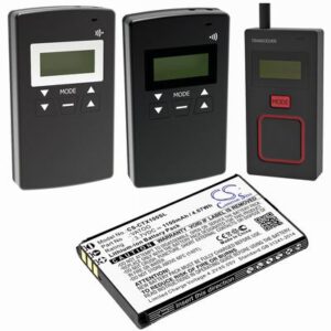 Contacta RF-RX1 Stage Monitor System Battery 3.7V 1100mAh Li-ion CTX100SL