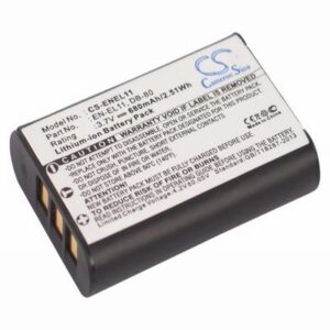 Nikon Coolpix S550 Digital Camera Video Battery 3.7V 680mAh Li-Ion ENEL11