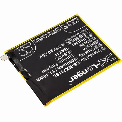 Meilan M6 Mobile SmartPhone Battery 3.8V 3000mAh Li-Poly MX711SL