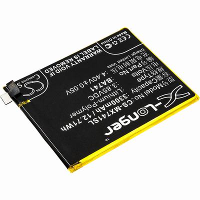 Meilan E2 Mobile SmartPhone Battery 3.85V 3300mAh Li-Poly MX741SL