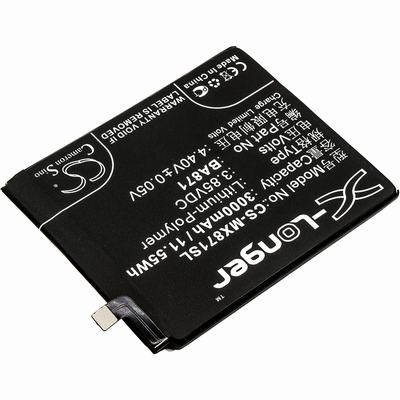 Meizu 15 Lite Mobile SmartPhone Battery 3.85V 3000mAh Li-Poly MX871SL