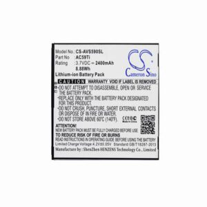 Archos 59 Titanium Mobile Phone Battery 3.7V 2400mAh Li-ion AVS590SL