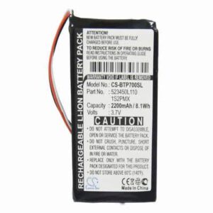 Blaupunkt TravelPilot 500 GPS Battery 3.7V 2200mAh Li-ion BTP700SL