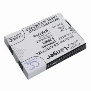 Casio G'zOne Commando C771 Mobile Phone Battery 3.7V 1700mAh Li-ion CTR771XL