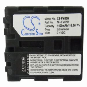 Sony DSLR-A100 Digital Camera Video Battery 7.4V 1400mAh Li-Ion FM55H