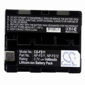 Sony CCD-CR1 Digital Camera Video Battery 3.7V 1440mAh Li-Ion FS11