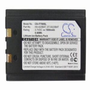 Fujitsu PDT8133 Barcode Data Terminal Battery 3.7V 1800mAh Li-Ion IT700SL