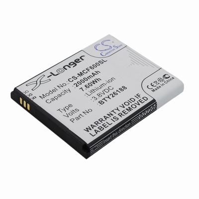 Mobistel Cynus F6 Mobile Phone Battery 3.8V 2000mAh Li-ion MCF600SL