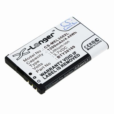 Emporia Elson EL350 CD MP3 MP4 Media Player Battery 3.7V 1200mAh Li-Ion MEL350XL