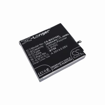 MeiZu M576 Mobile Phone Battery 3.8V 3000mAh Li-Polymer MX576SL