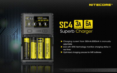 Nitecore SC4 Li-Ion 4 Slot Charger