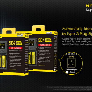 Nitecore SC4 Li-Ion 4 Slot Charger