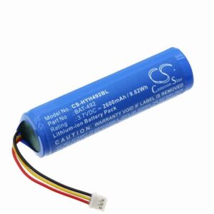 Honeywell HH492 Barcode Scanner Battery 3.7V 2600mAh Li-ion HYH492BL