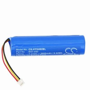Honeywell HH492 Barcode Scanner Battery 3.7V 2600mAh Li-ion HYH492BL