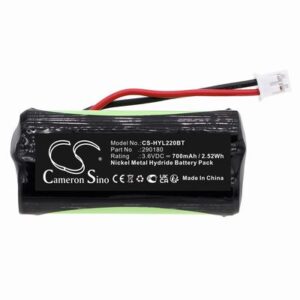 Honeywell ExiLED22 Alarm System Battery 3.6V 700mAh Ni-MH HYL220BT