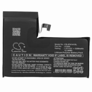 Apple iPhone 14 Pro Phone Battery 3.87V 3200mAh Li-Pl IPH141SL