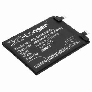 Redmi K50 Ultra Phone Battery 3.87V 4800mAh Li-Pl MUK550SL