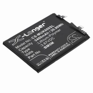 Redmi K60 Mobile Phone Battery 3.87V 5400mAh Li-Pl MUK600SL