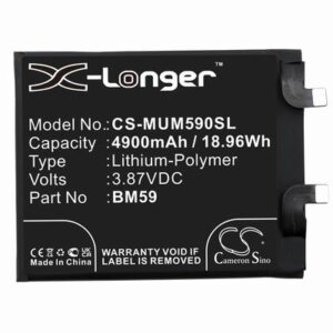 Xiaomi 11T Mobile Phone Battery 3.87V 4900mAh Li-Pl MUM590SL