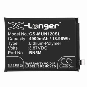 Redmi Note 12 4G Phone Battery 3.87V 4900mAh Li-Pl MUN120SL