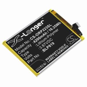 OPPO Reno6 4G Phone Battery 3.87V 4200mAh Li-Pl ORP223SL