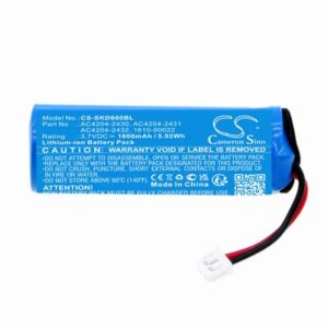 Socket Mobile D700 Scanner Battery 3.7V 1600mAh Li-ion SKD600BL
