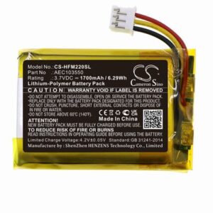 Coolpad CP3321ST Phone Battery 3.7V 1350mAh Li-ion CPD442SL