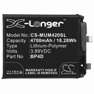 Honor 90 Pro Phone Battery 3.9V 4900mAh Li-Pl HNR910SL